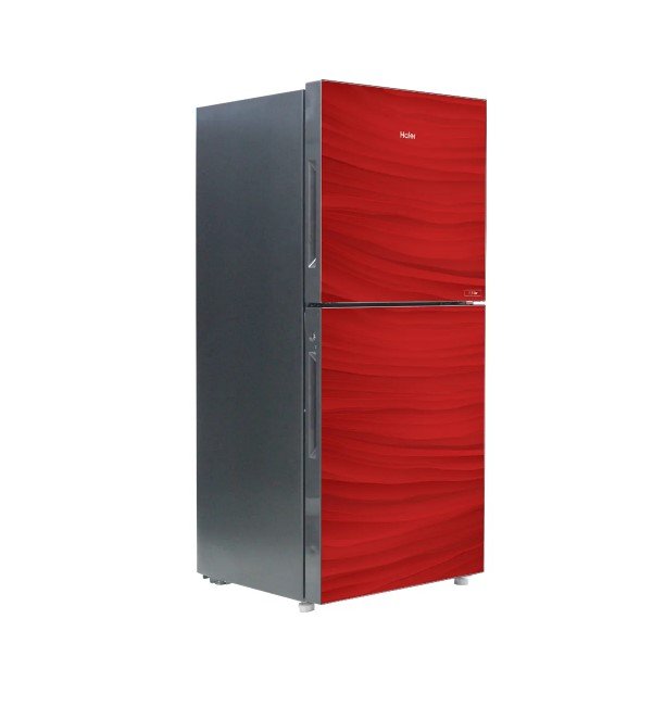 Haier 07 Cu Ft E-Star Series HRF-216 EPR/EPB/EPC Deepest Freeze Direct Cool 1 Hour Icing Technology Wide Voltage Glass Door Red Colour Refrigerator 10 Years Warranty - Image 2